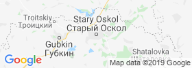 Staryy Oskol map